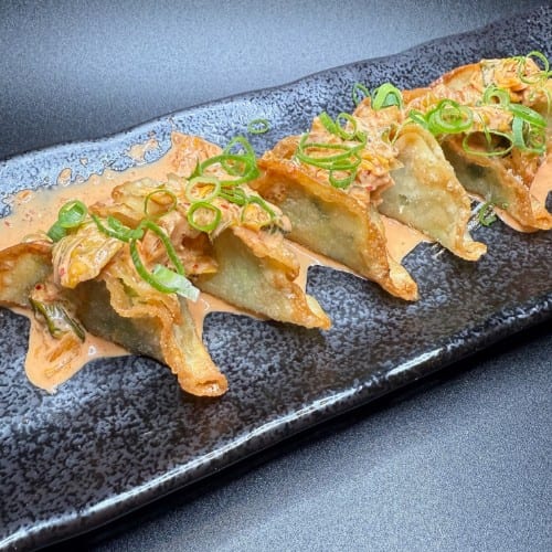 G. Kimchi Mayo Gyoza.