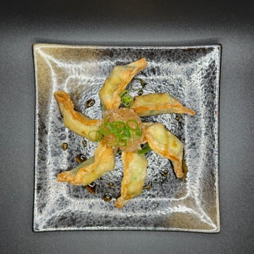 G. Grated Daikon & Ponzu Gyoza.