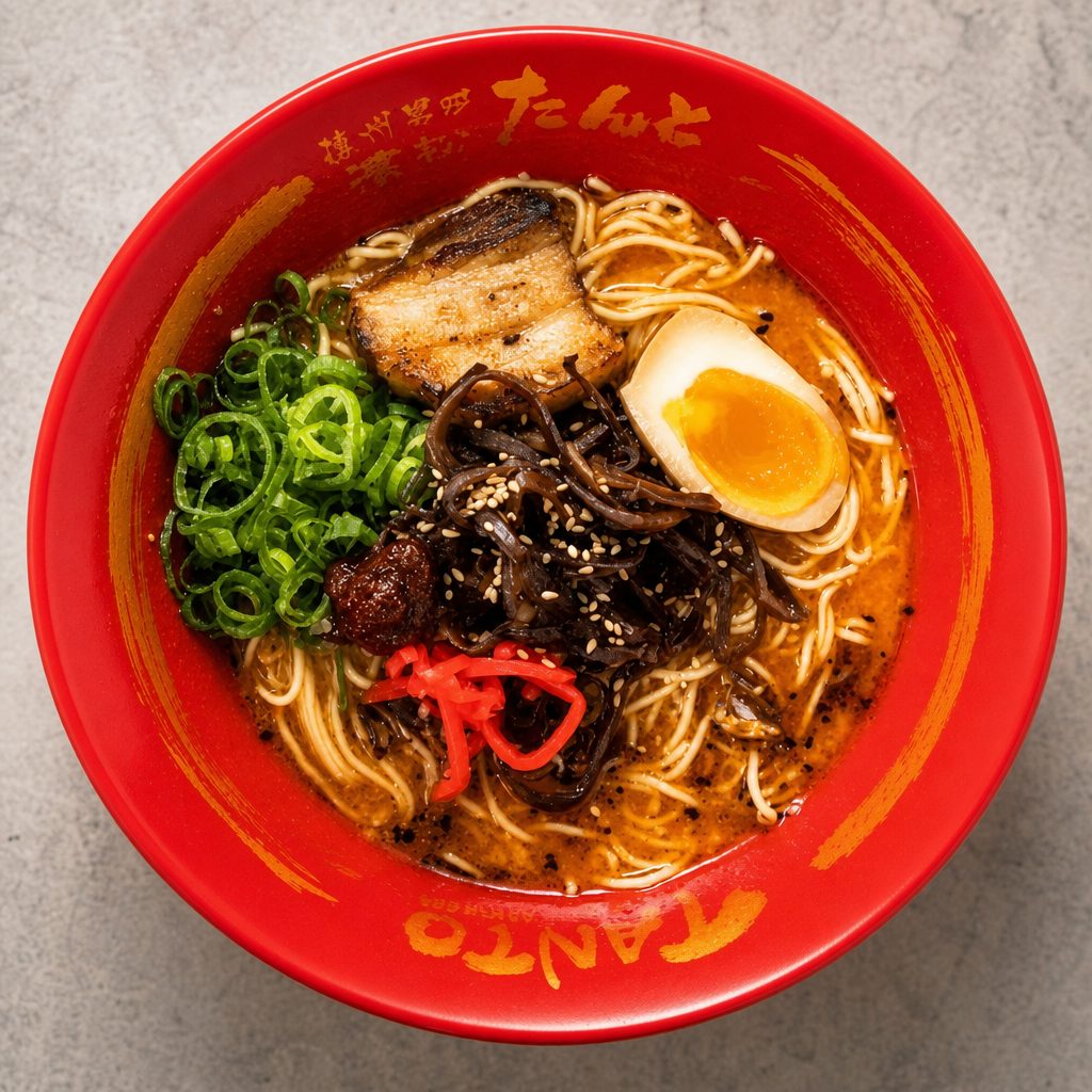 TANTO TONKOTSU RED RAMEN.