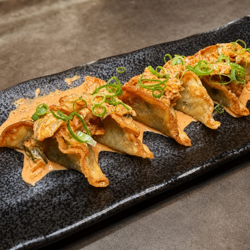 G. Kimchi Mayo Gyoza.