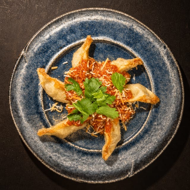 G. Mexican Cheese Gyoza.