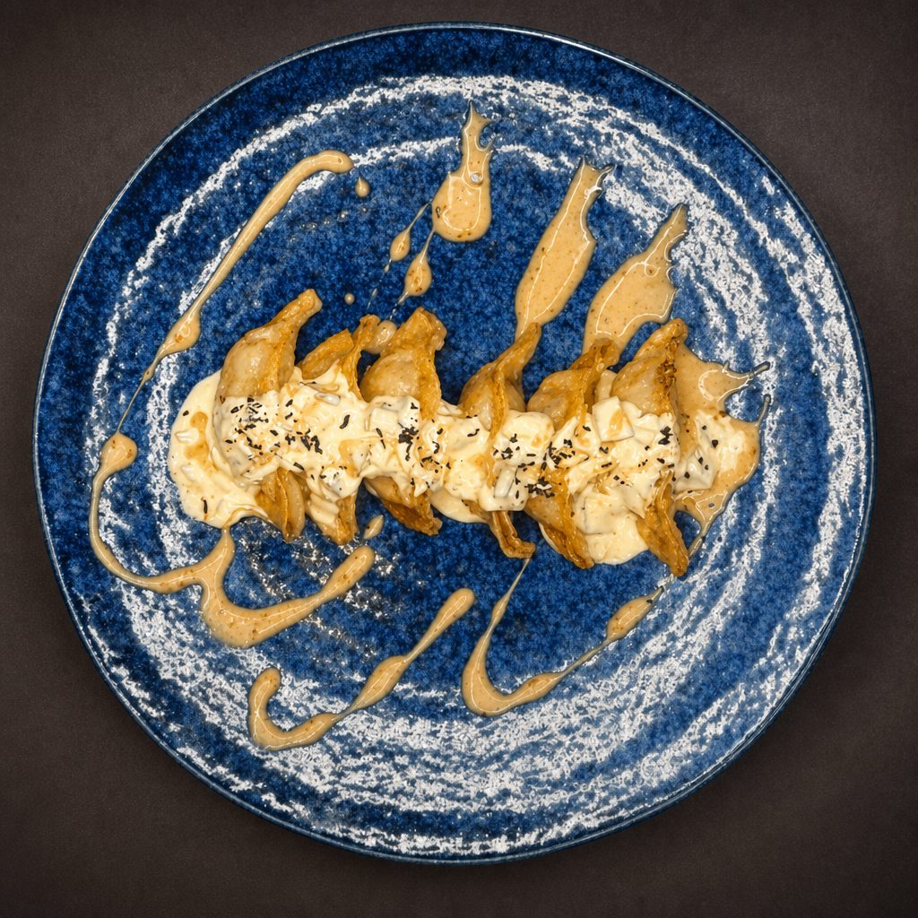 G. Homemade Tartar Gyoza.